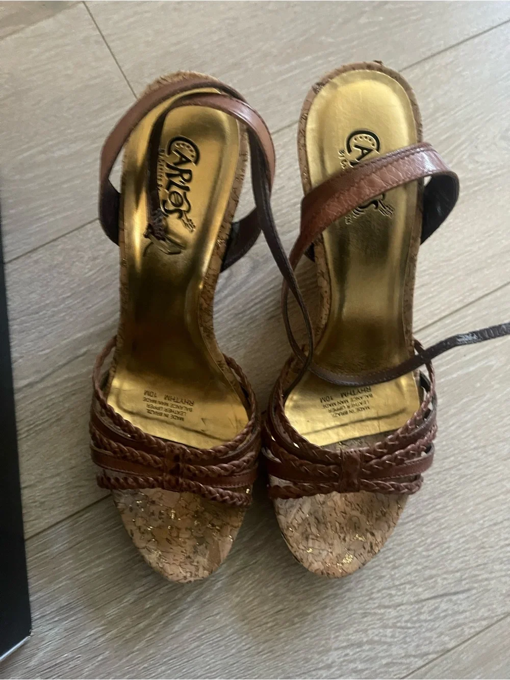 Carlos by Carlos Santana Rhythm Brown Wedges